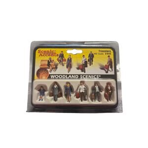 Woodland Scenics HO A1840 Travelers Scenic Accents Hand Painted Model Figures